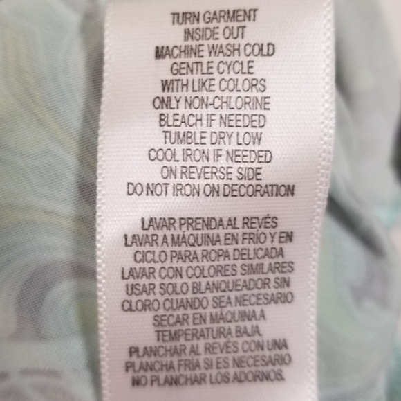 π’ SALE Energe World Wear Flutter Sleeve Lace Detail Womens Plus 3X Like New - Picture 8 of 9